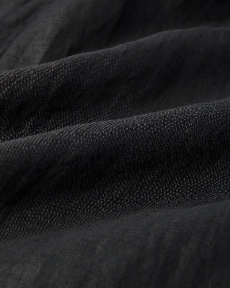 □●◎フレンチリネン・ベルト付きスカート／ロング 詳細画像 ブラック 4