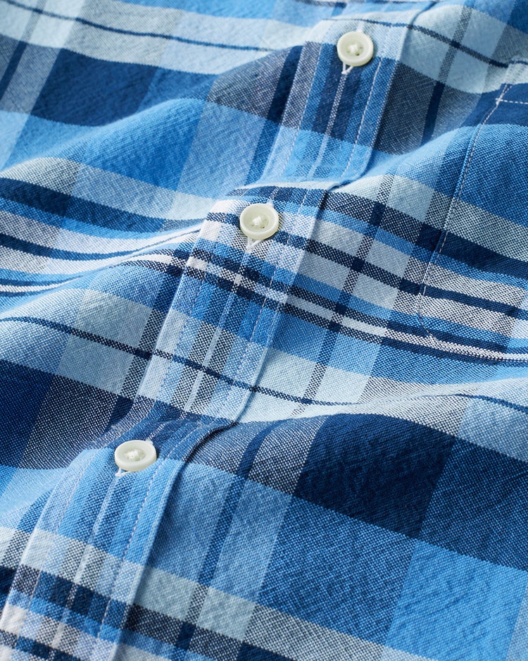 ピュアファインオックスシャツ半袖 詳細画像 ブルーミックス 3
