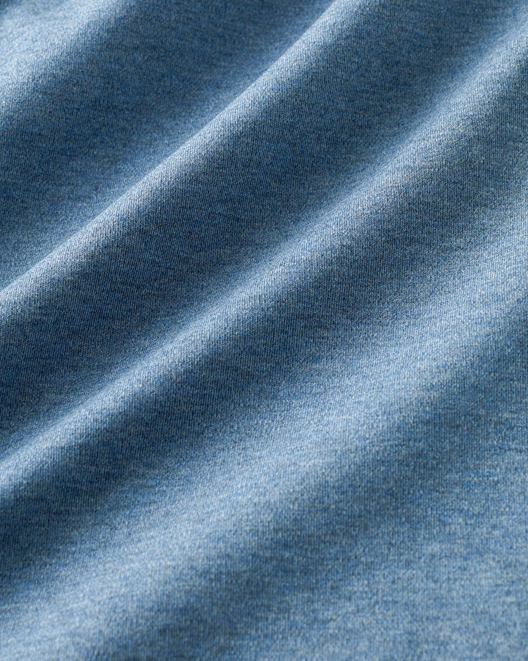 ジャケットレイヤードポケットT　長袖 詳細画像 杢ブルー 2