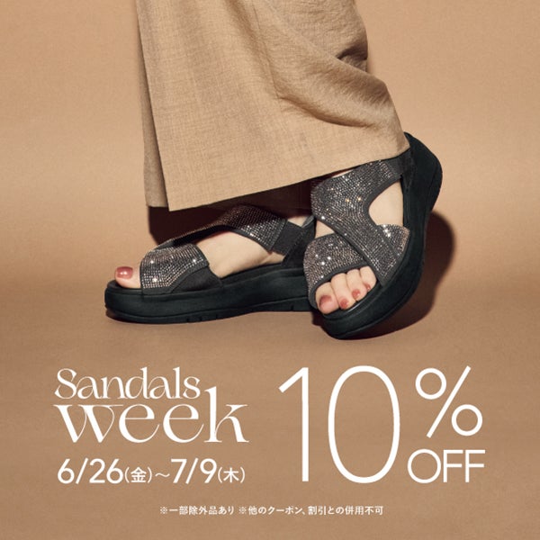 SANDALS WEEK 10%OFF