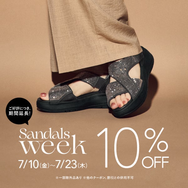 SANDALS WEEK 10%OFF