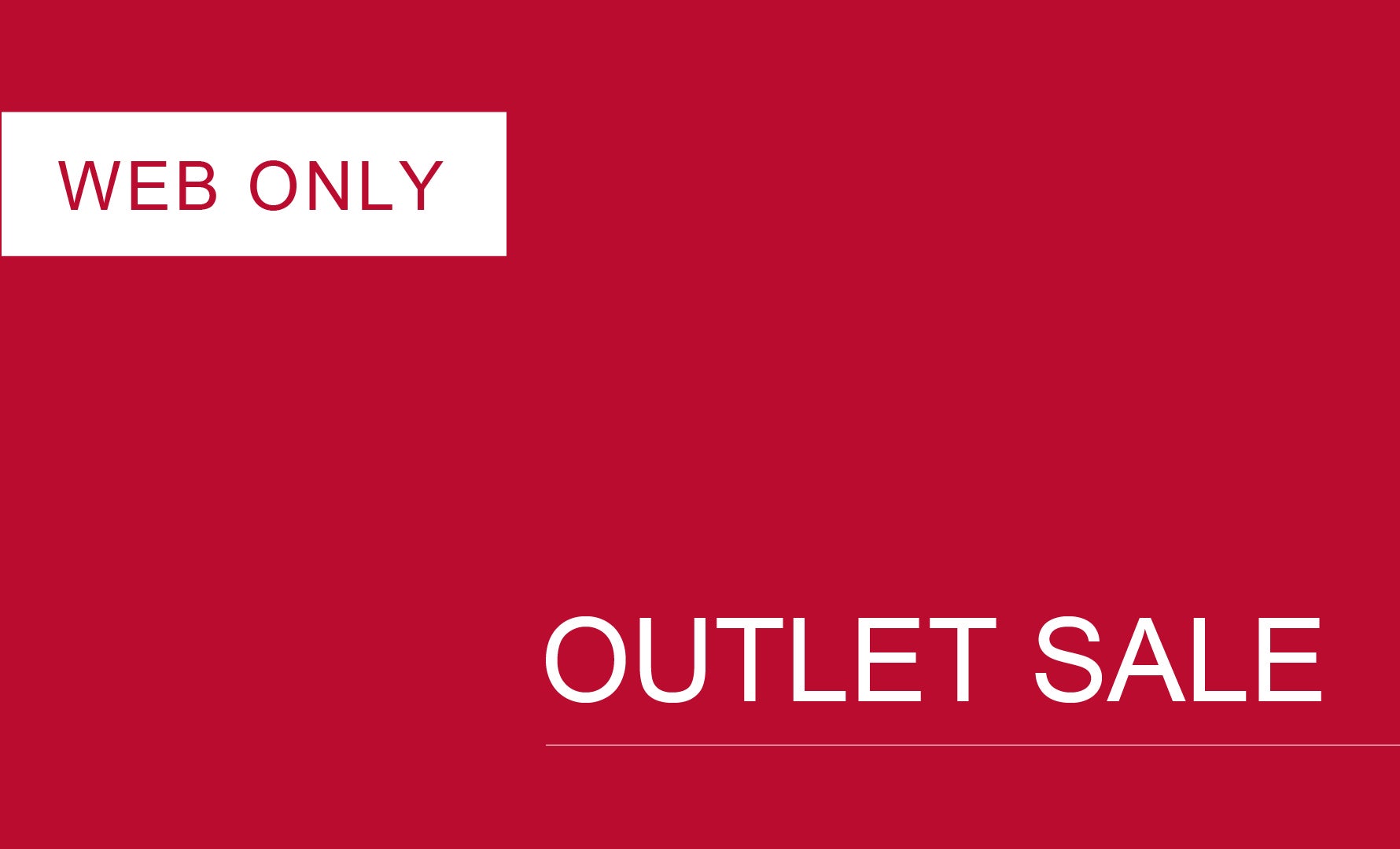サイズが合えばお得♪OUTLET