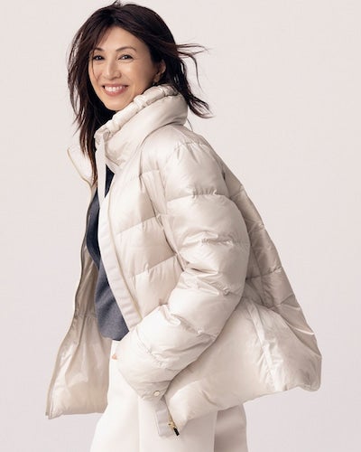 艶Airダウン・スタンドカラーコート