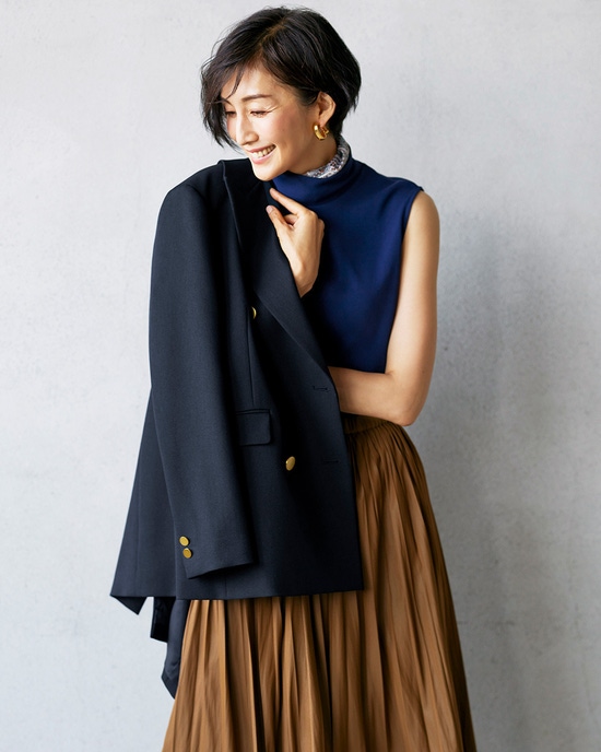 二重織りツイル・ラペルジャケット