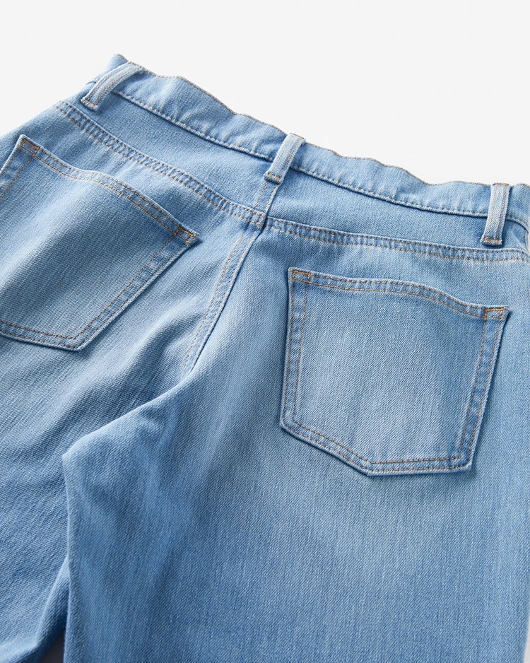 ミラクルストレッチデニム ／テーパード 詳細画像 ライトインディゴ 3