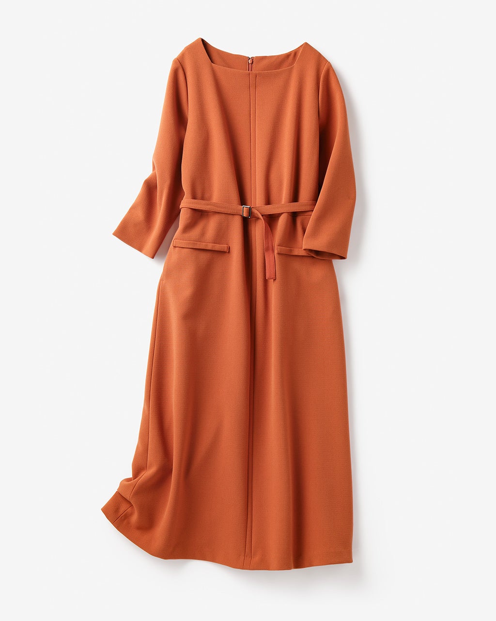 カルゼダブルクロス・構築ワンピース/40代50代からのレディース