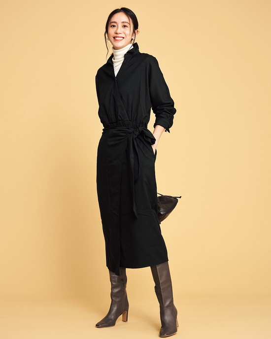 サキソニー・カシュクールワンピース