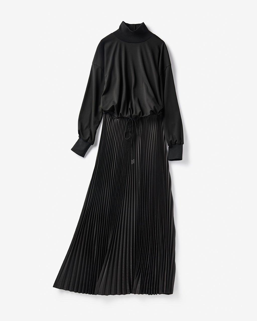 キムツネ様 ハイネック・艶プリーツワンピース/DoCLASSE