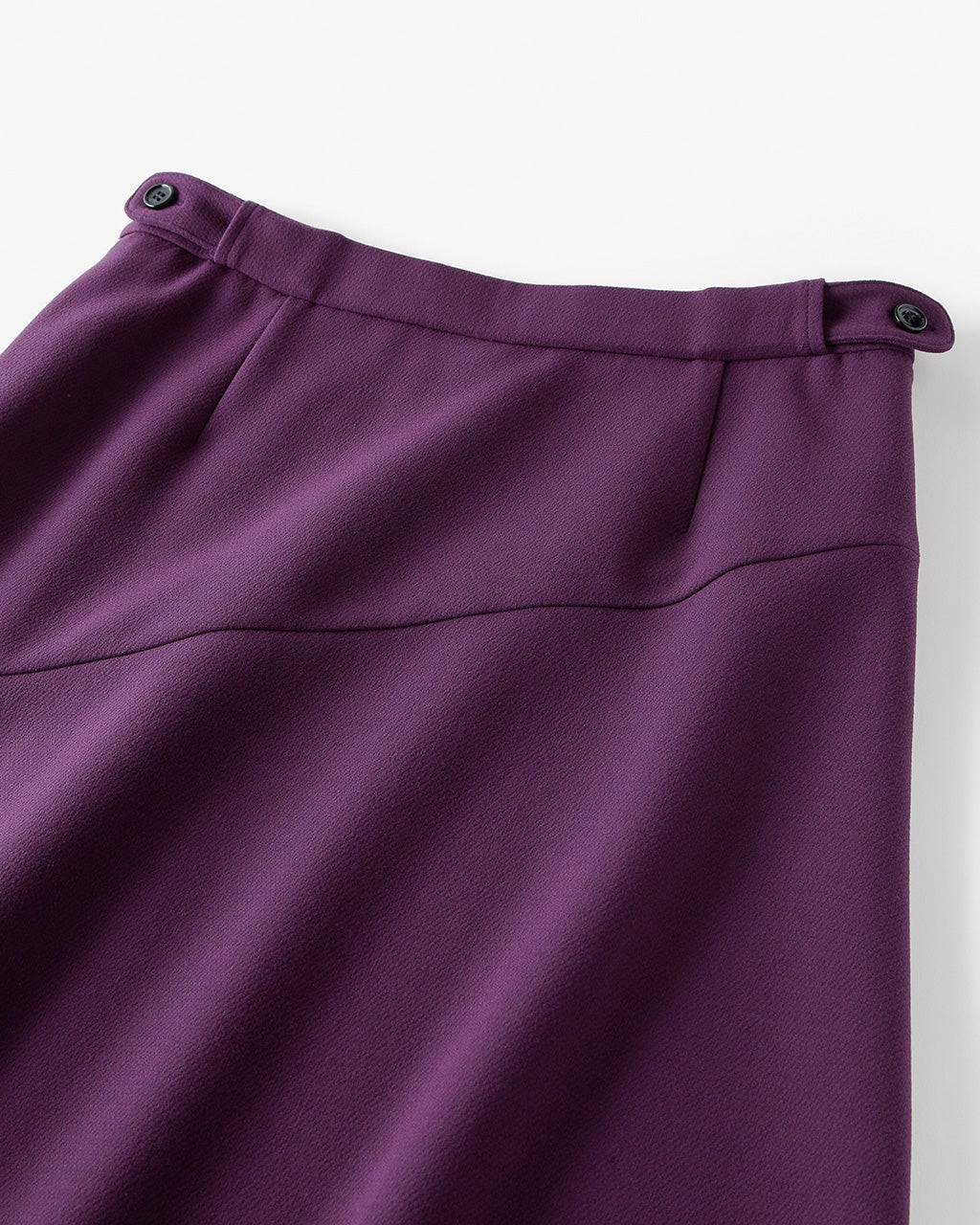 カルゼダブルクロス・アシメ切替スカート/DoCLASSE