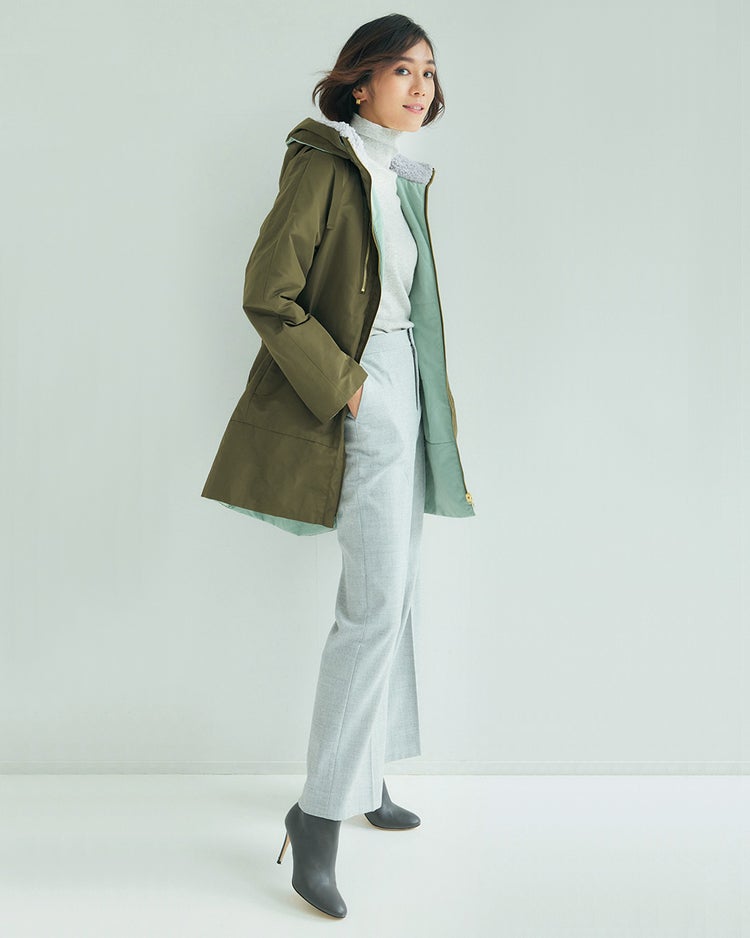 マジカルサーモ・ボアフードコート/40代50代からのレディース・メンズファッション通販 DoCLASSE(ドゥクラッセ)