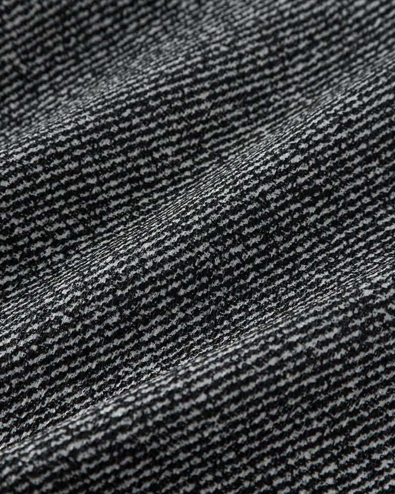 ツイードプリント・ラップ風スカート 詳細画像 ブラックパターン 4