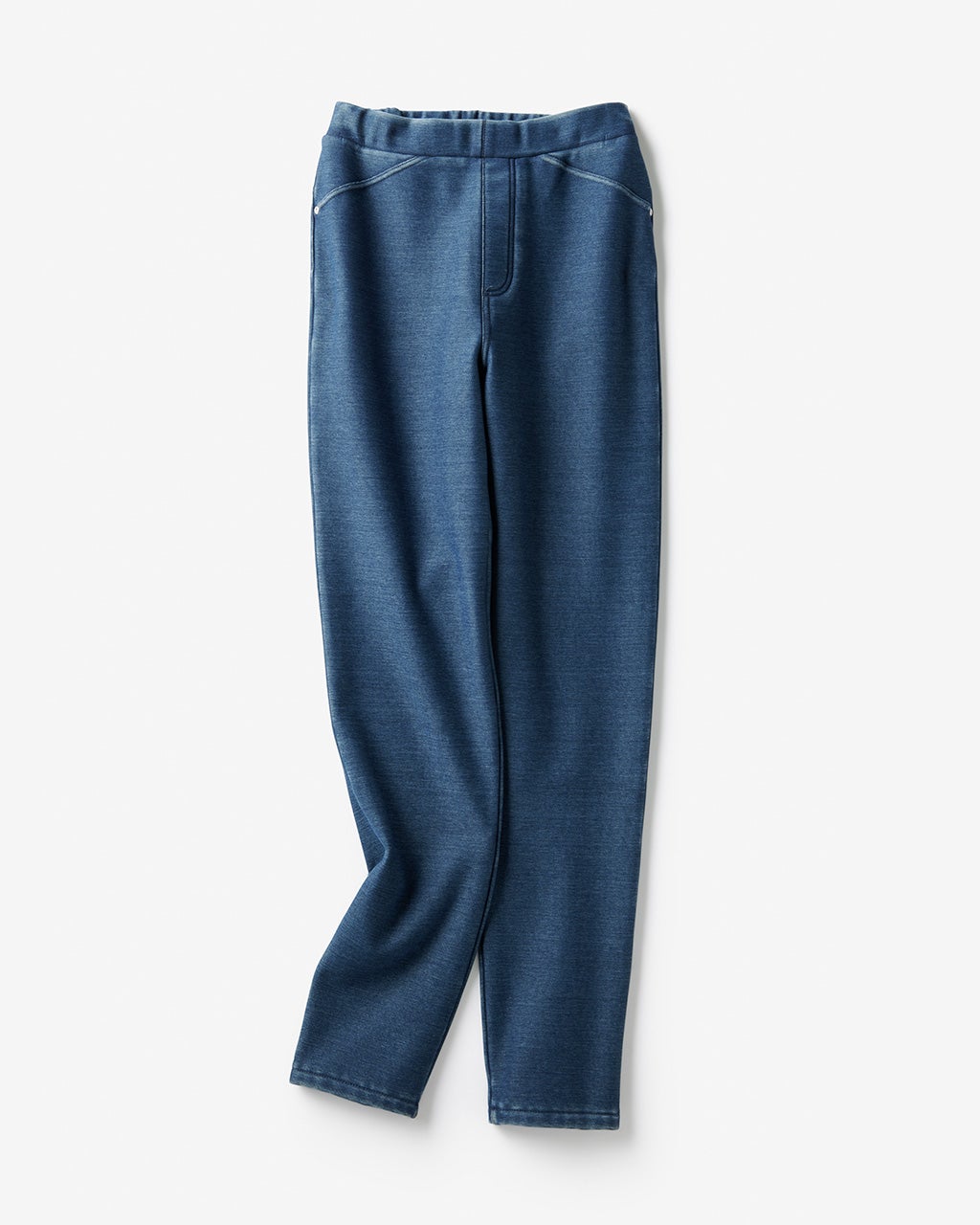 楽暖ベロア・スリムパンツ／72cm/40代50代からのレディース