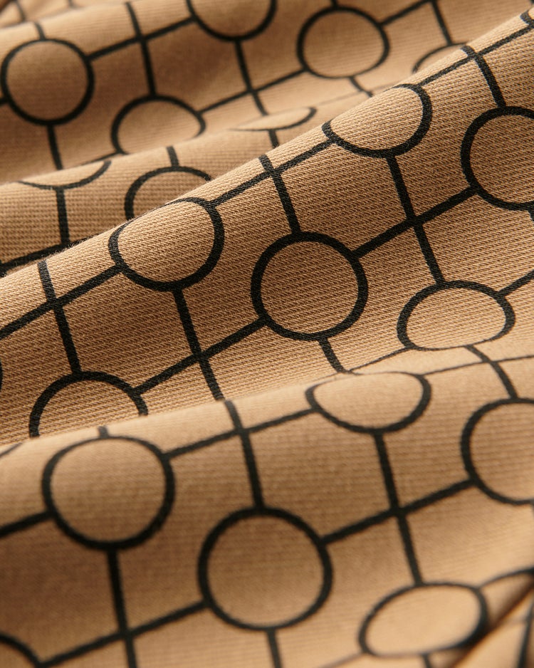 楽暖ベロア・スリムパンツ／65cm 詳細画像 ブラウンパターン 4