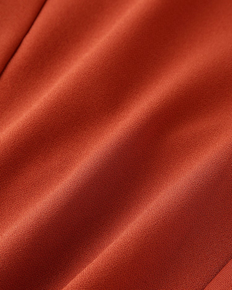 裏起毛カットジョーゼット・スリム69cm 詳細画像 コニャック 5