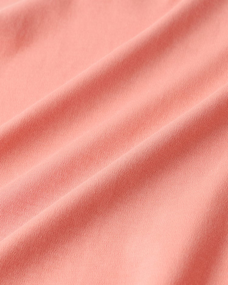超長綿タートルネック／無地 詳細画像 サーモンピンク 2