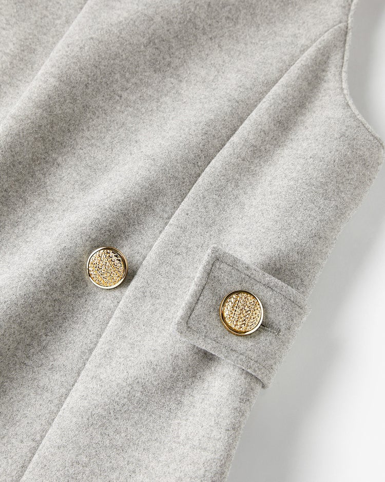 ニードルジャージー・サイドボタンジャンスカ 詳細画像 グレー 4