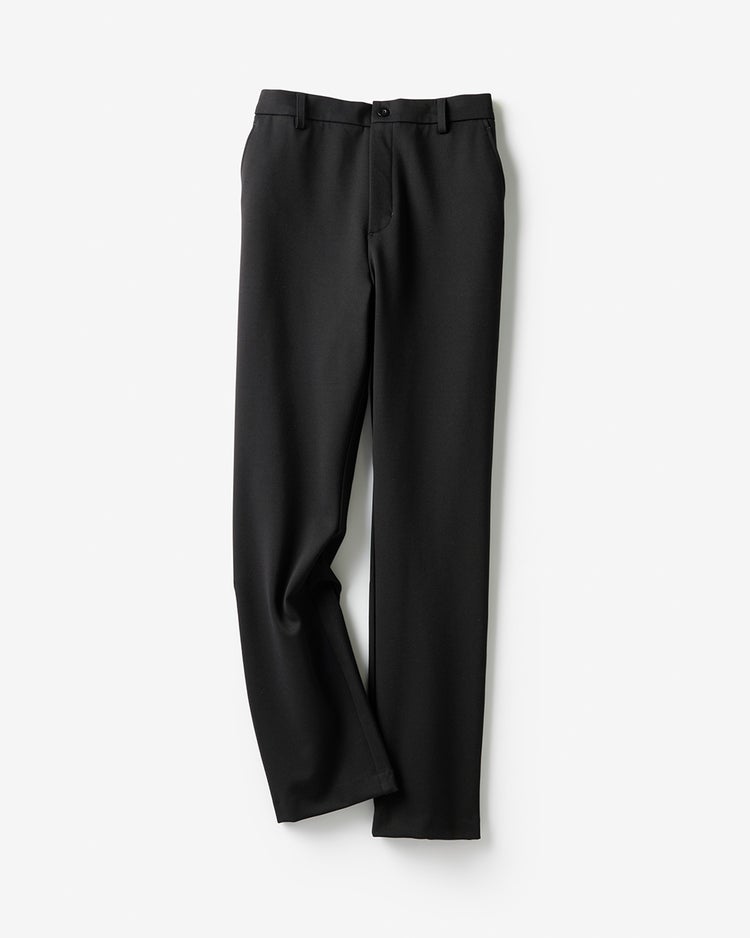 ツイル裏起毛カットソー・テーパードパンツ 詳細画像 ブラック 5