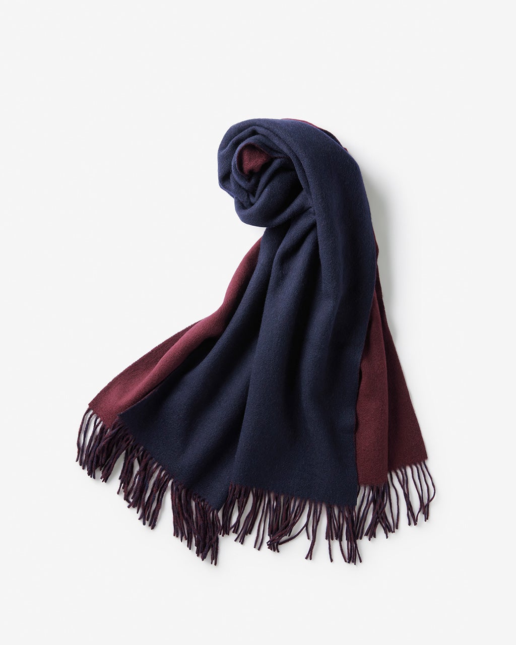 カシミヤ混ダブルフェイス・ストール/DoCLASSE