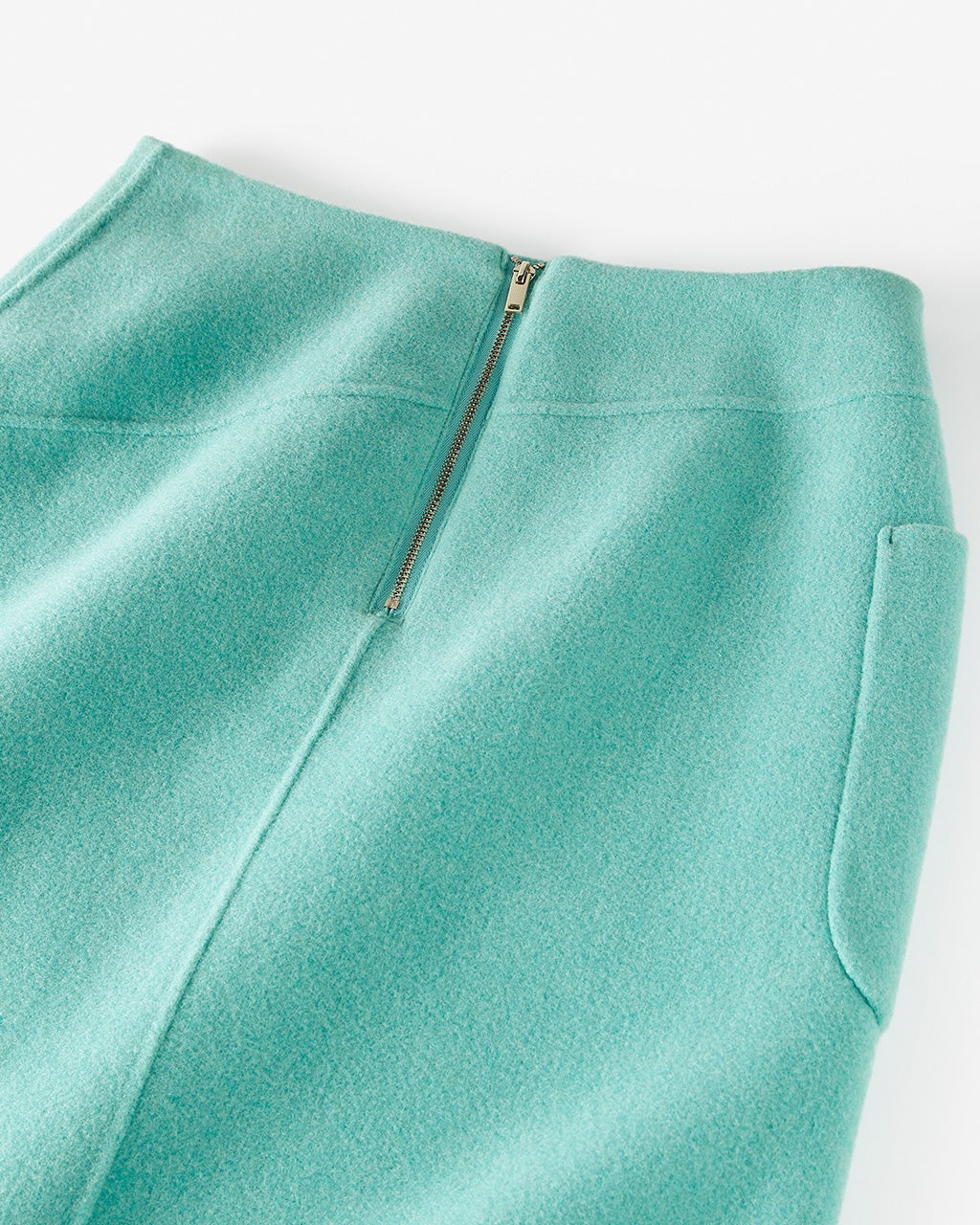 カシミヤ混ウールリバー／切替スカート/40代50代からのレディース