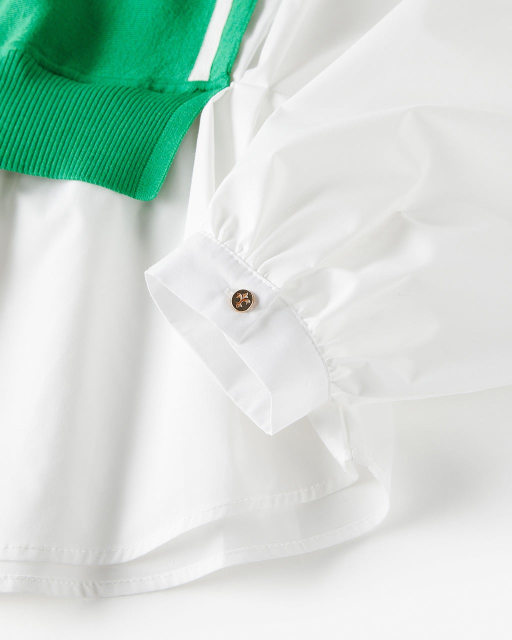 ドッキングニット・シャツチュニック/DoCLASSE