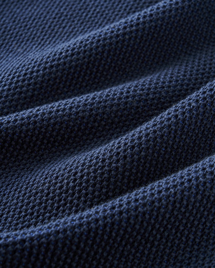 タック編み・シングルジャケット 詳細画像 ネイビー 3