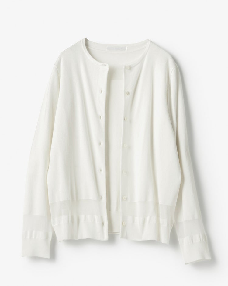 シアーデザイン・アンサンブルニット 詳細画像 ホワイト 5