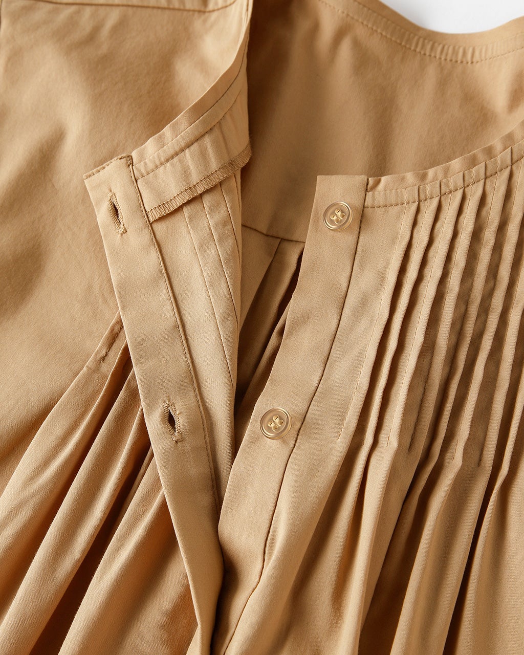 ピンタックデザイン・パフ袖ブラウス/40代50代からのレディース