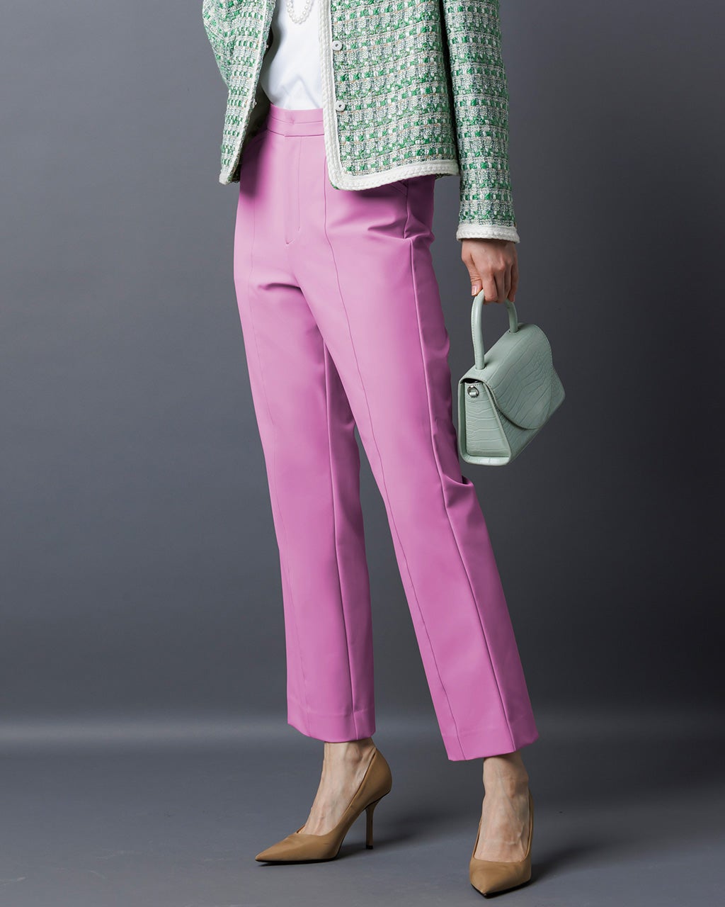 4WAYストレッチ・立体テーパードパンツ/40代50代からのレディース