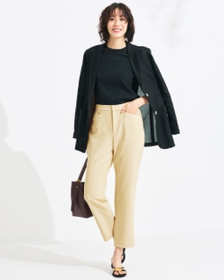 二重織りカルゼ・スリムテーパード