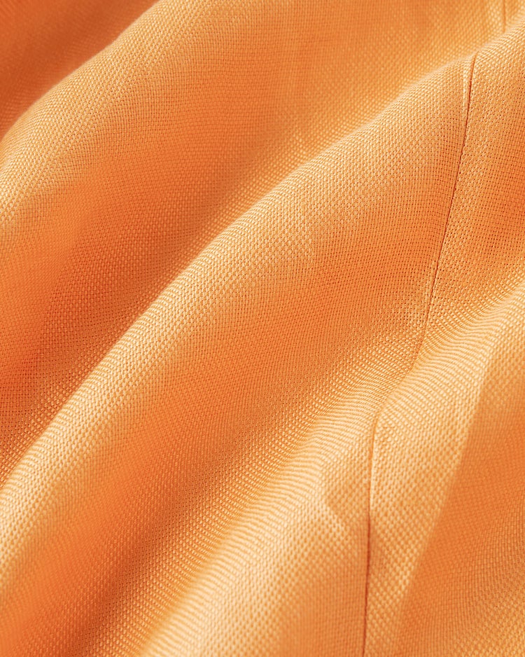 フレンチリネン・バスケット織りテーラードジャケット 詳細画像 オレンジ 6