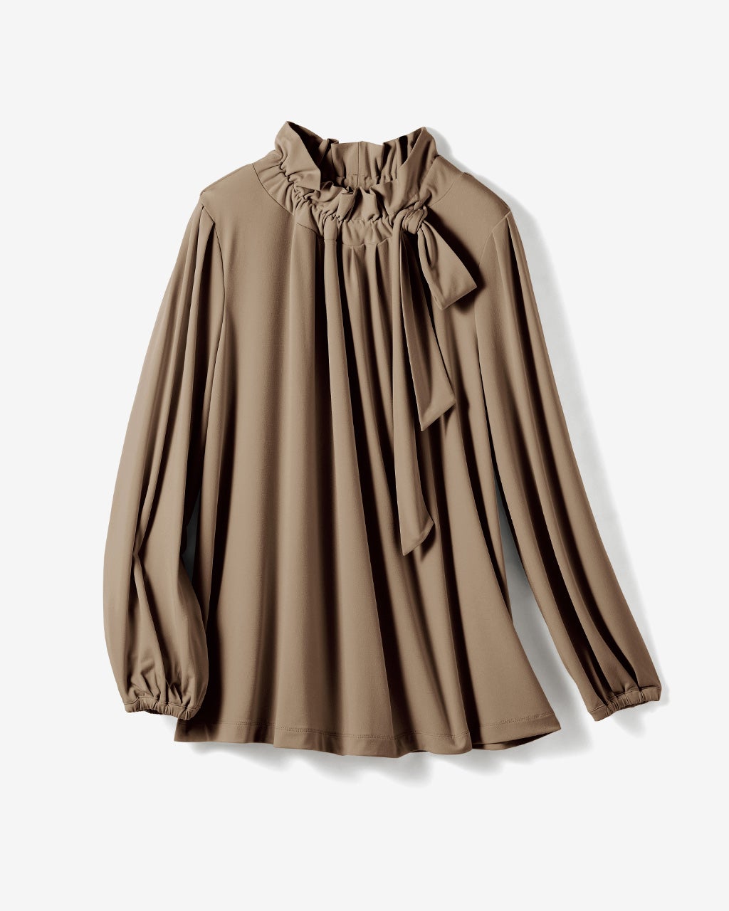 【SALE/60%OFF】 トラベルジャージー・ボウタイブラウス/40代50代からの 服&ファッション小物
