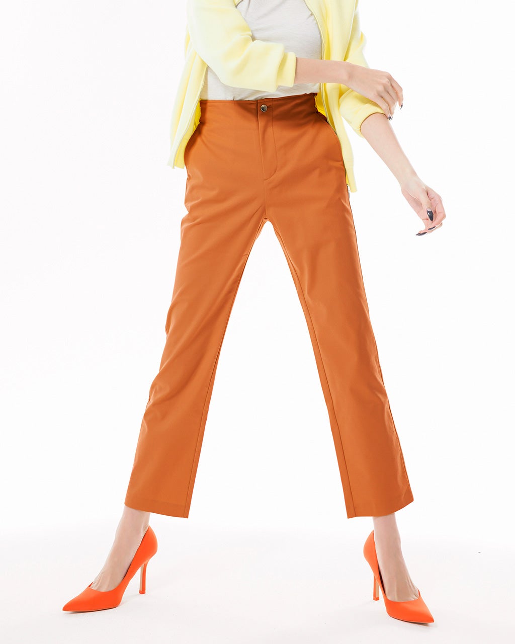 【オレンジ】中綿ストレッチパンツ <NATIVE> (LADIES) すっきり見えて、ちゃんとラク。パンツ – ONE PEACE ONLINE