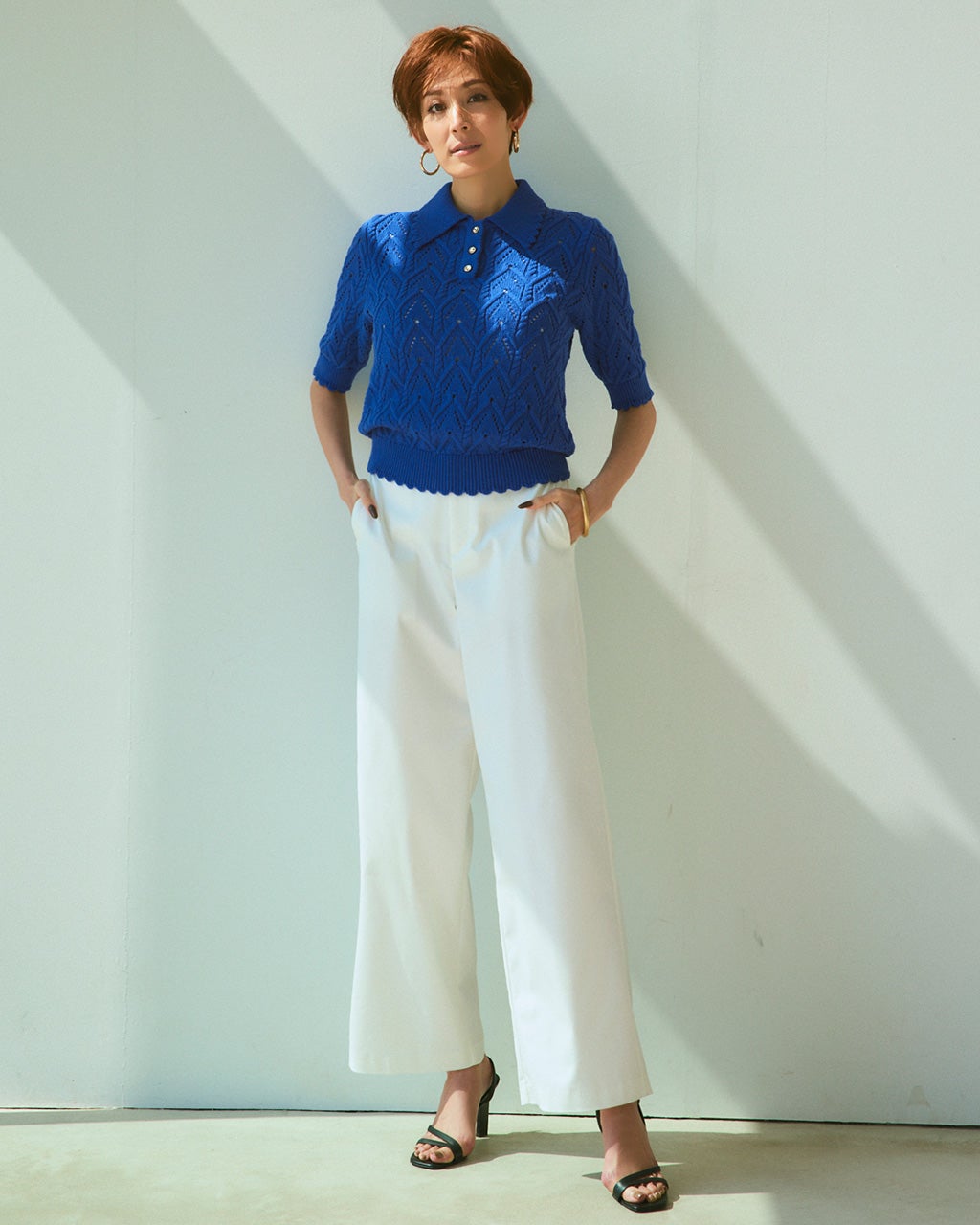 スレンディスタイル Striped Super Wide Pants - SALE