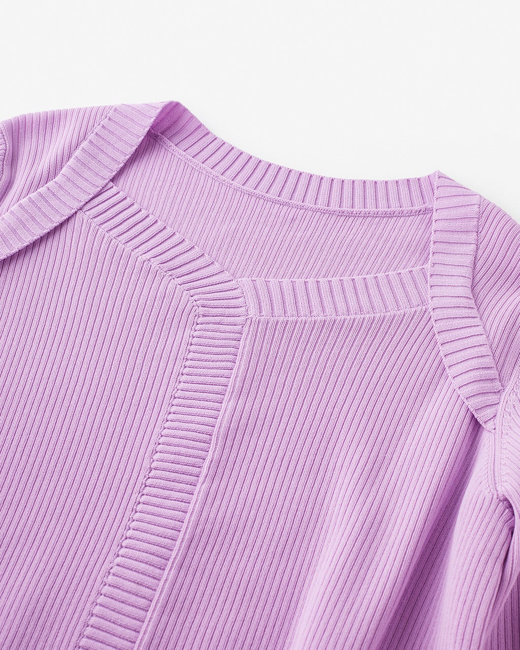 総針リブ・ボレロレイヤード風プルオーバー/40代50代からのレディース