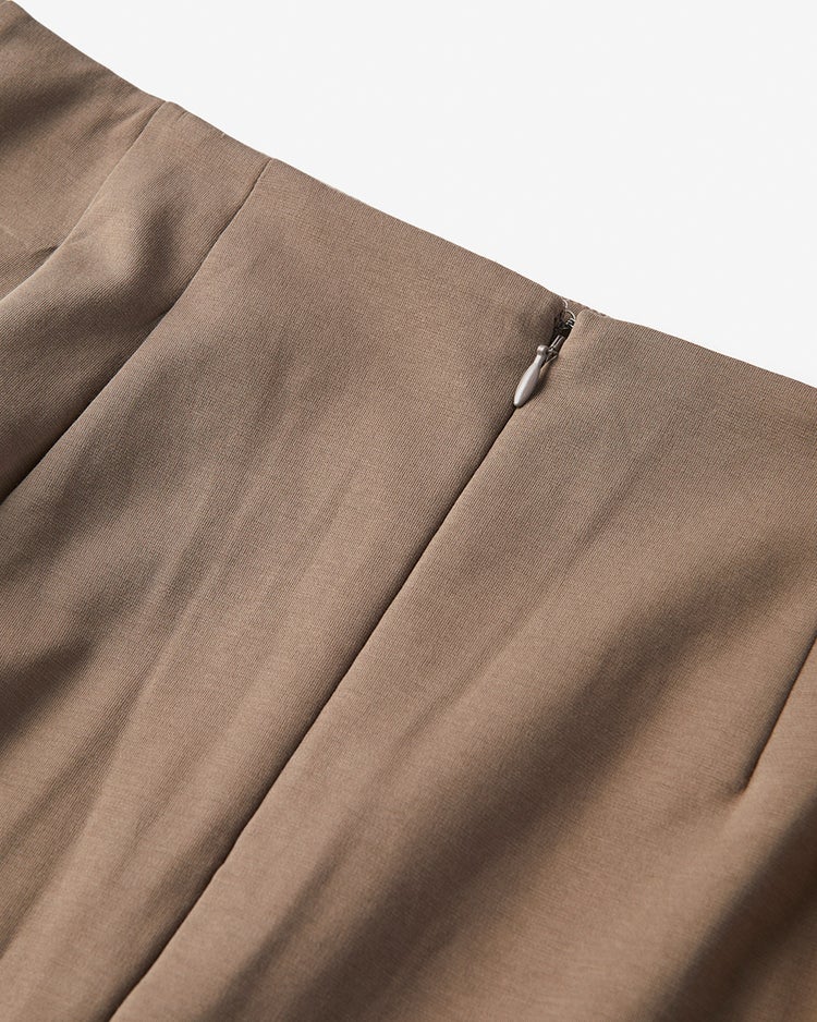 コットンポンチ・ストレートスカート 詳細画像 ライトブラウン 3