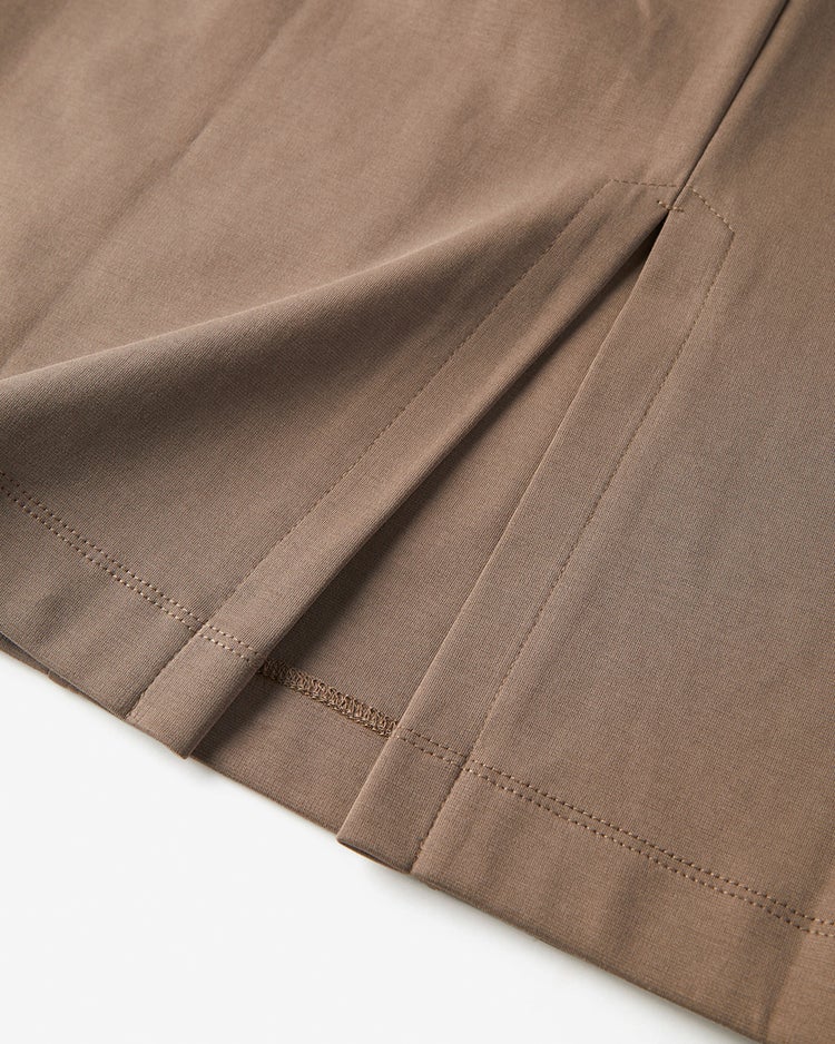 コットンポンチ・ストレートスカート 詳細画像 ライトブラウン 4