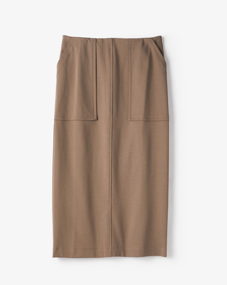 コットンポンチ・ストレートスカート 詳細画像 ライトブラウン 6