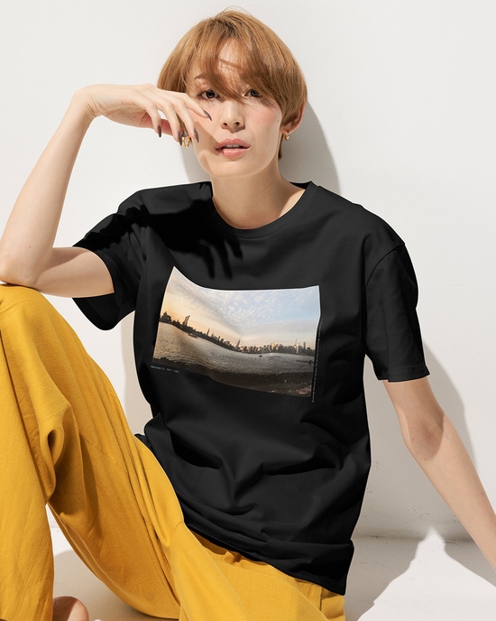 フォトプリント・カジュアルTシャツ