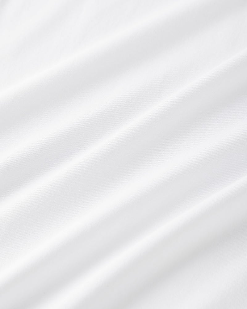 超長綿・立体クルーネック半袖Tシャツ 詳細画像 ホワイト 3