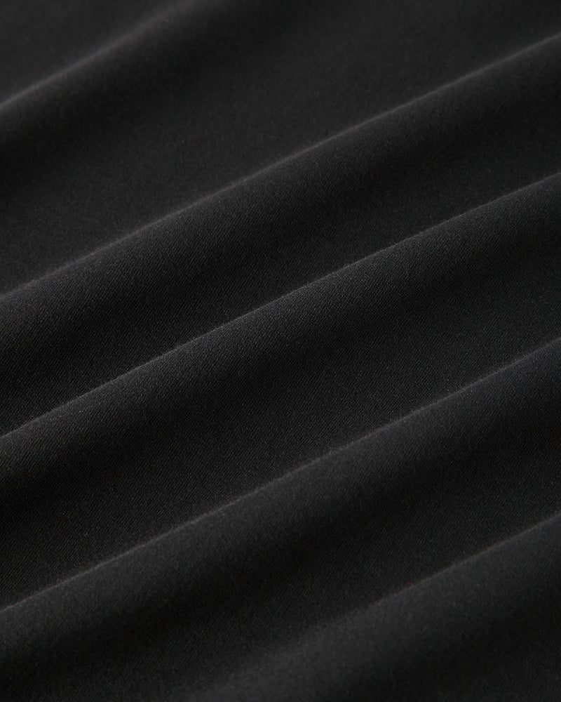 超長綿・立体クルーネック半袖Tシャツ 詳細画像 ブラック 3