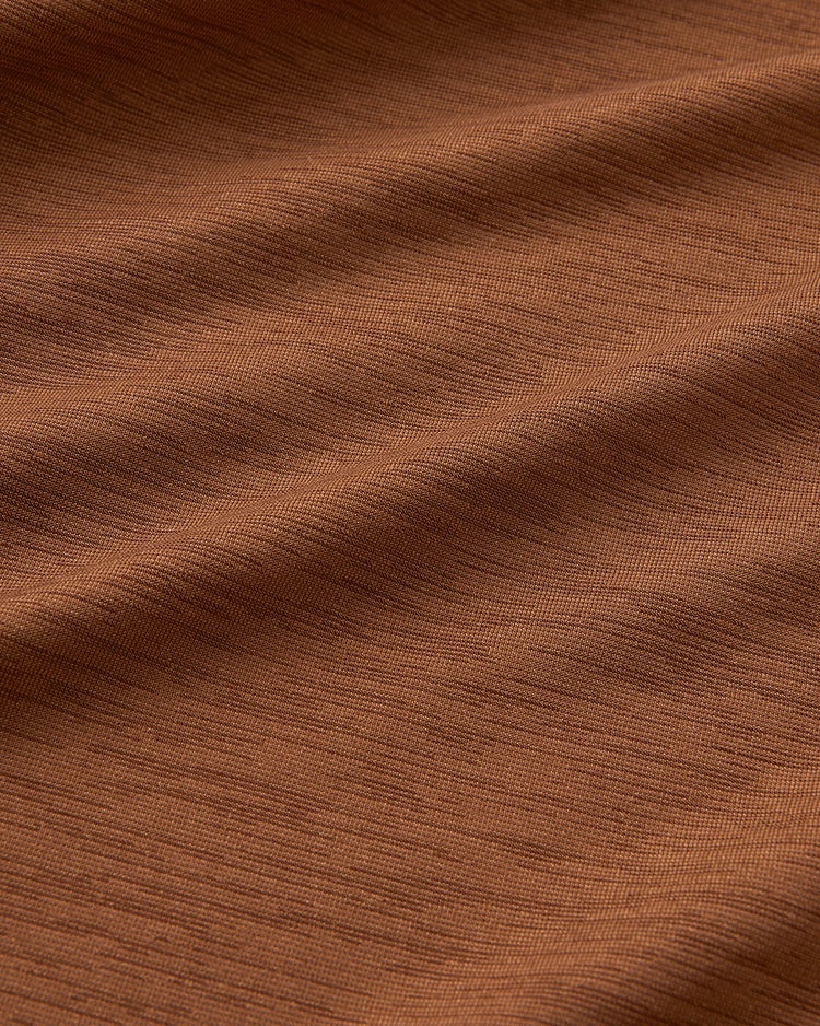 UVスラブ・ハイネック／フレンチ袖 詳細画像 ライトブラウン 3