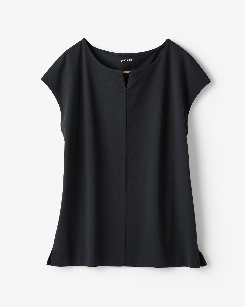 メタルキーネック／ドゥクラッセTシャツファイン/40代50代からの