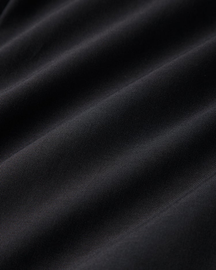 シルキーツイル・サイドプリーツドレス 詳細画像 ブラック 5
