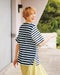 アシメボーダー・ボートネックTシャツ 詳細画像