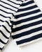 アシメボーダー・ボートネックTシャツ 詳細画像