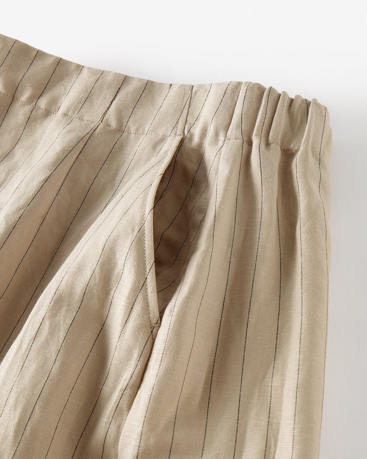 リネンレーヨン・ミドルスカート 詳細画像 ストライプ 3