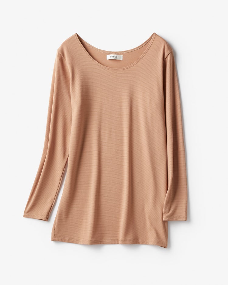 Nukle・ベア天竺めぐりトップス 詳細画像 モカ 4