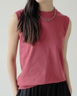 ピュアコットンスムース／ノースリーブ