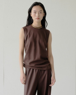 ピュアコットンスムース／ノースリーブ