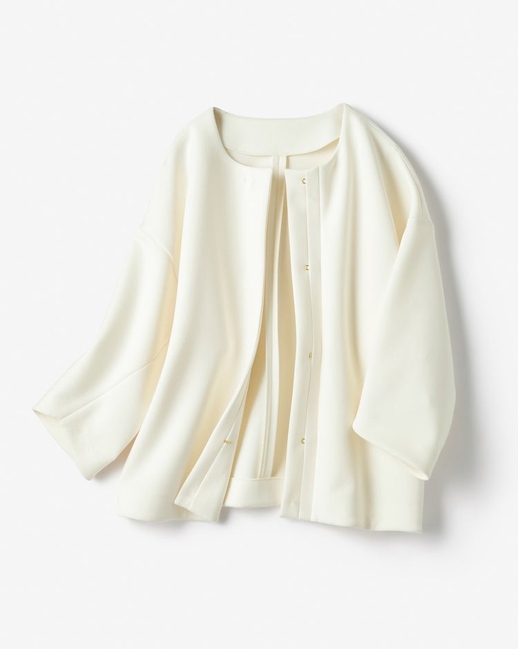 トリアセスキューバ・ カッティングジャケット 詳細画像 オフホワイト 8